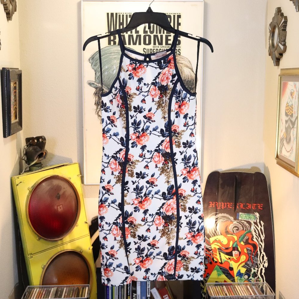 Floral Print Spring Mini Dress